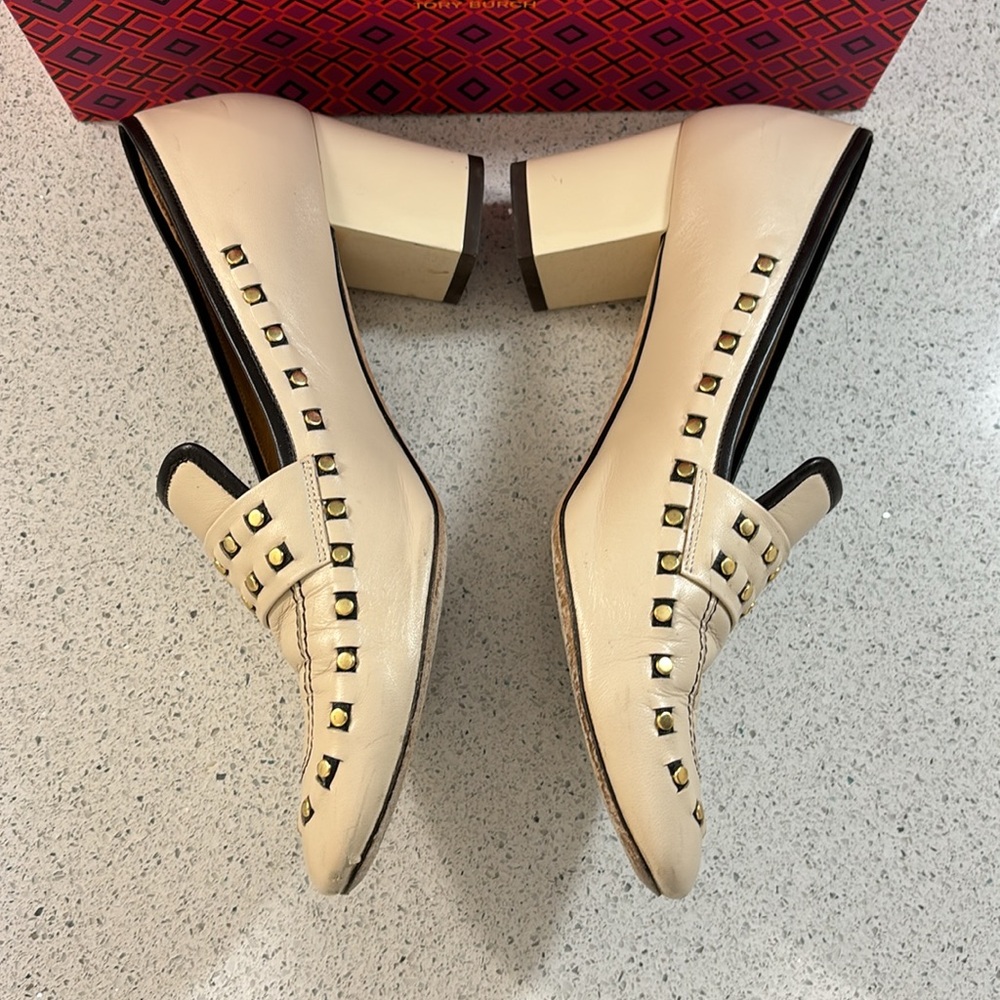 Tory Burch Loafers Dulce de Leche/dark Mahogany Size 10 - Picture 7 of 9